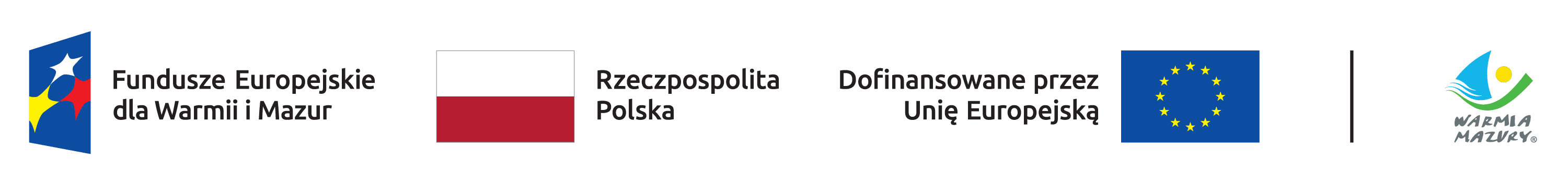 Fundusze Europejskie dla Warmii i Mazur, Rzeczpospolita Polska, Dofinansowane przez Unię Europejską, Warmia Mazury
